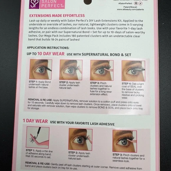 Supernatural and DIY Lash Extensions Set Both new in box never opened - Picture 6 of 7